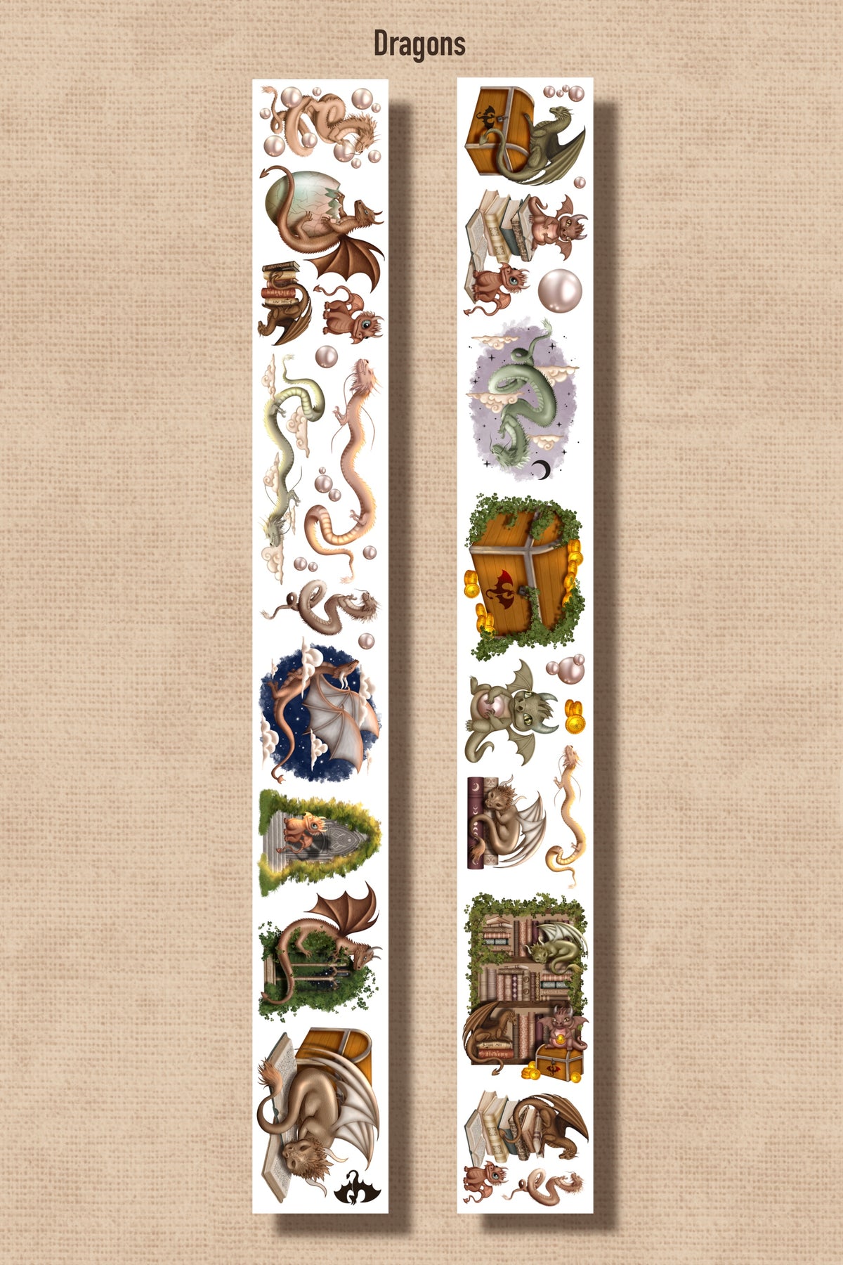 Dragons (Kiss-cut) PET Tape